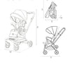 Silla de paseo MoMi ADELLE