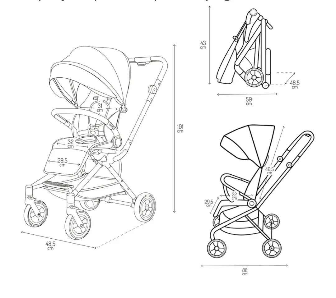 Silla de paseo MoMi ADELLE