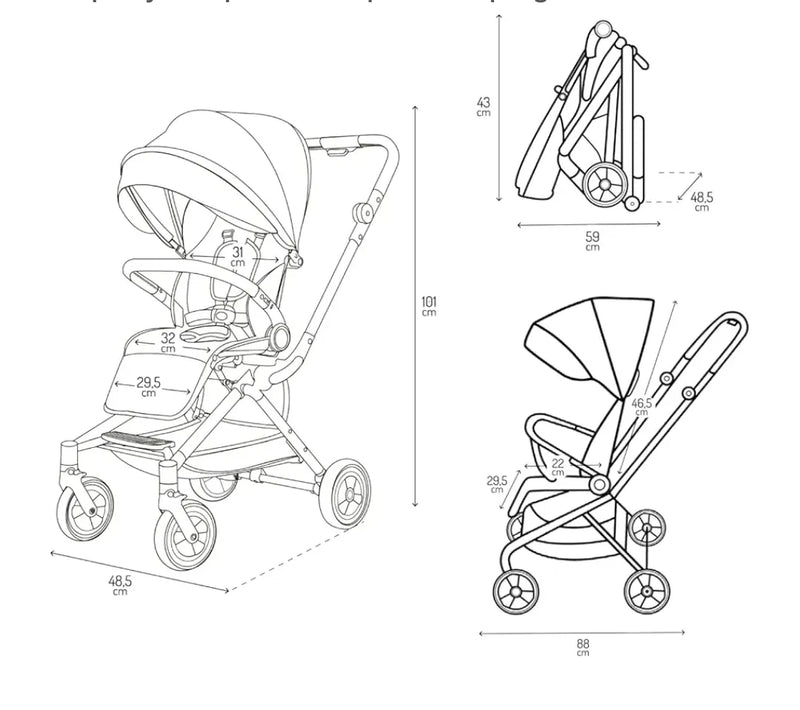 Silla de paseo MoMi ADELLE