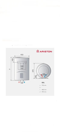 Termo eléctrico de 80 litros - Ariston