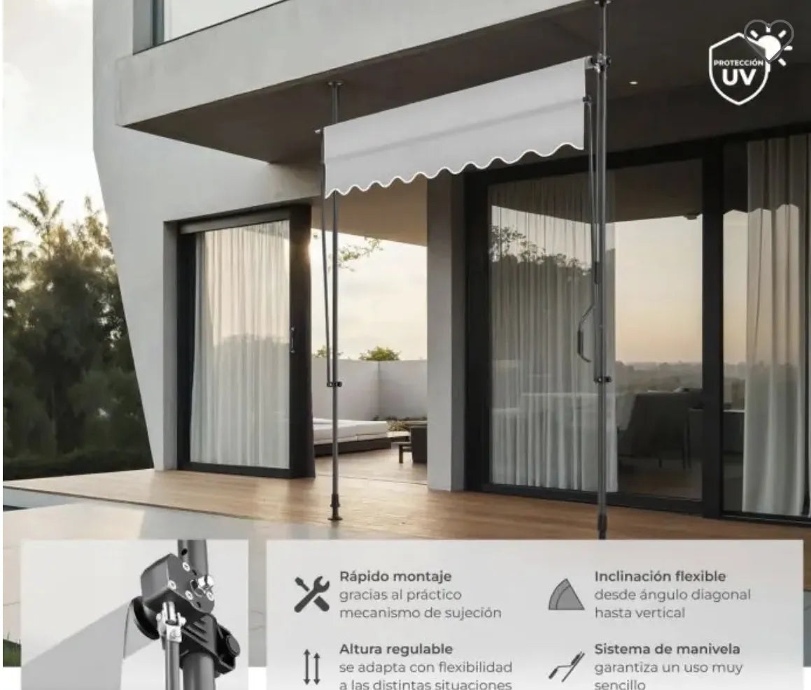 Toldo plegable para balcón