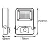 Foco con Sensor con 30W ENDURA