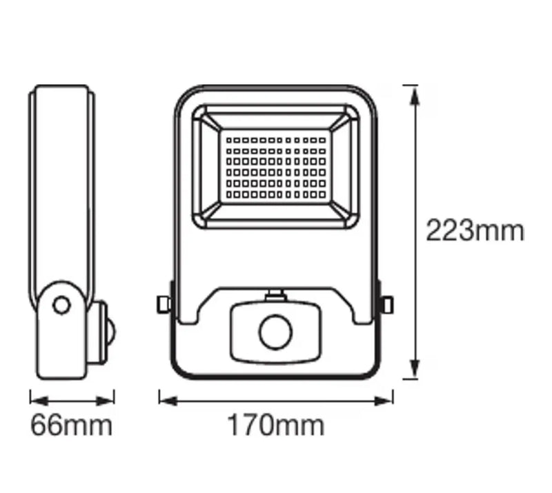 Foco con Sensor con 30W ENDURA
