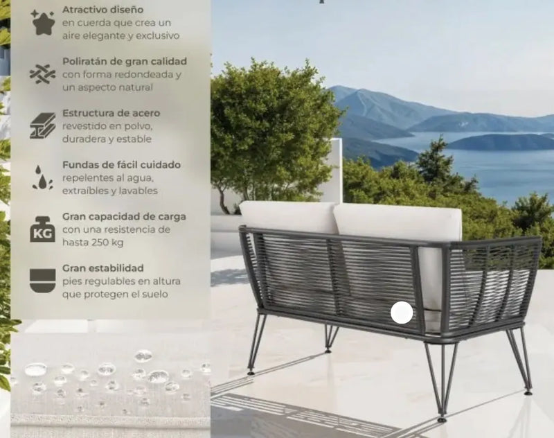 Sofá de jardin