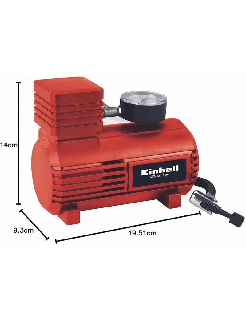 Compresor de aire para coche CC-AC 12V Einhell