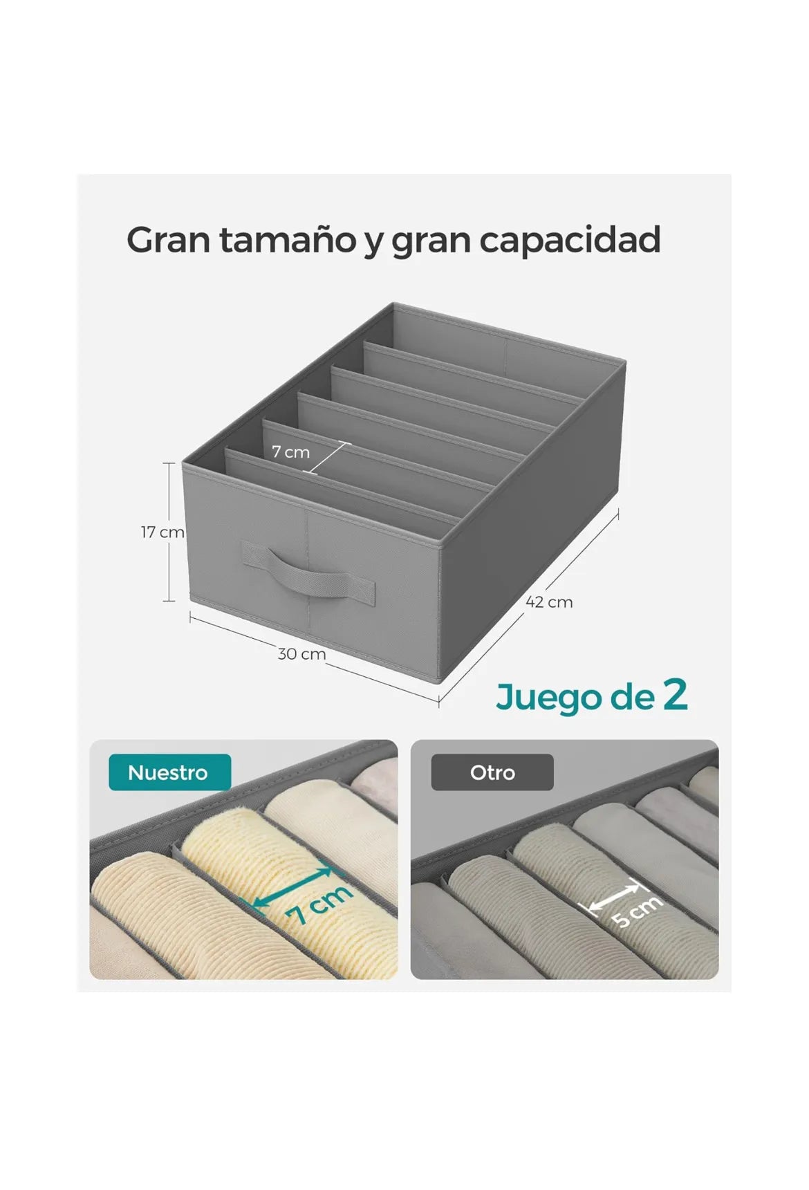 Juego de 2 Organizadores SONGMICS