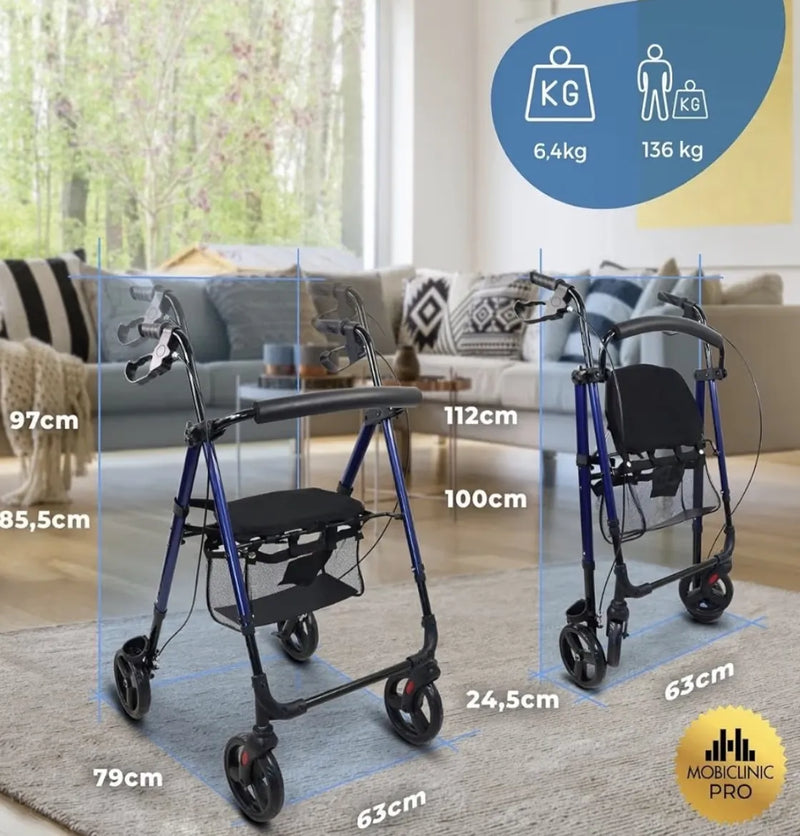 Andador plegable Mobiclinic