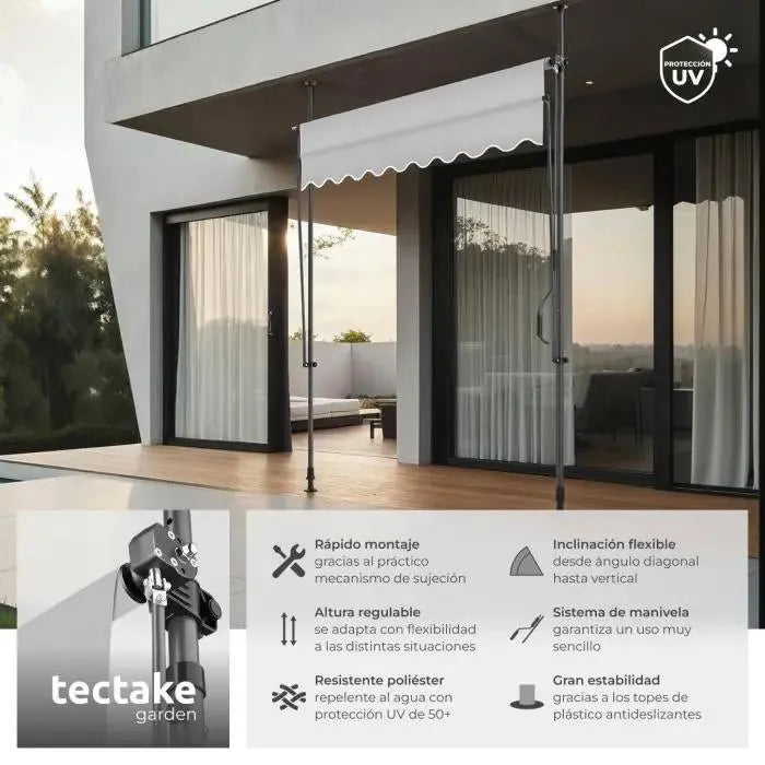 Toldo plegable para balcón para exterior