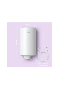 Calentador de agua eléctrico vertical, Wi-Fi, control remoto por smartphone