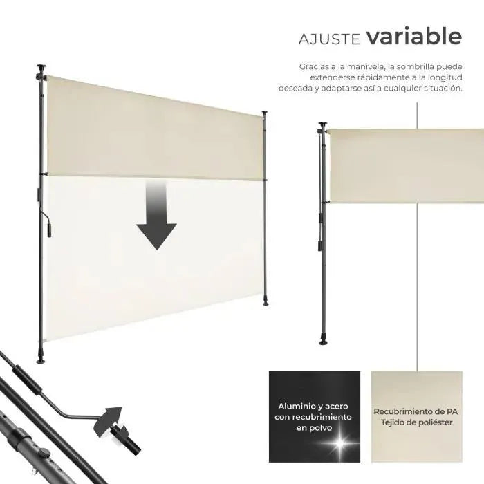Toldo de pinza 200x310