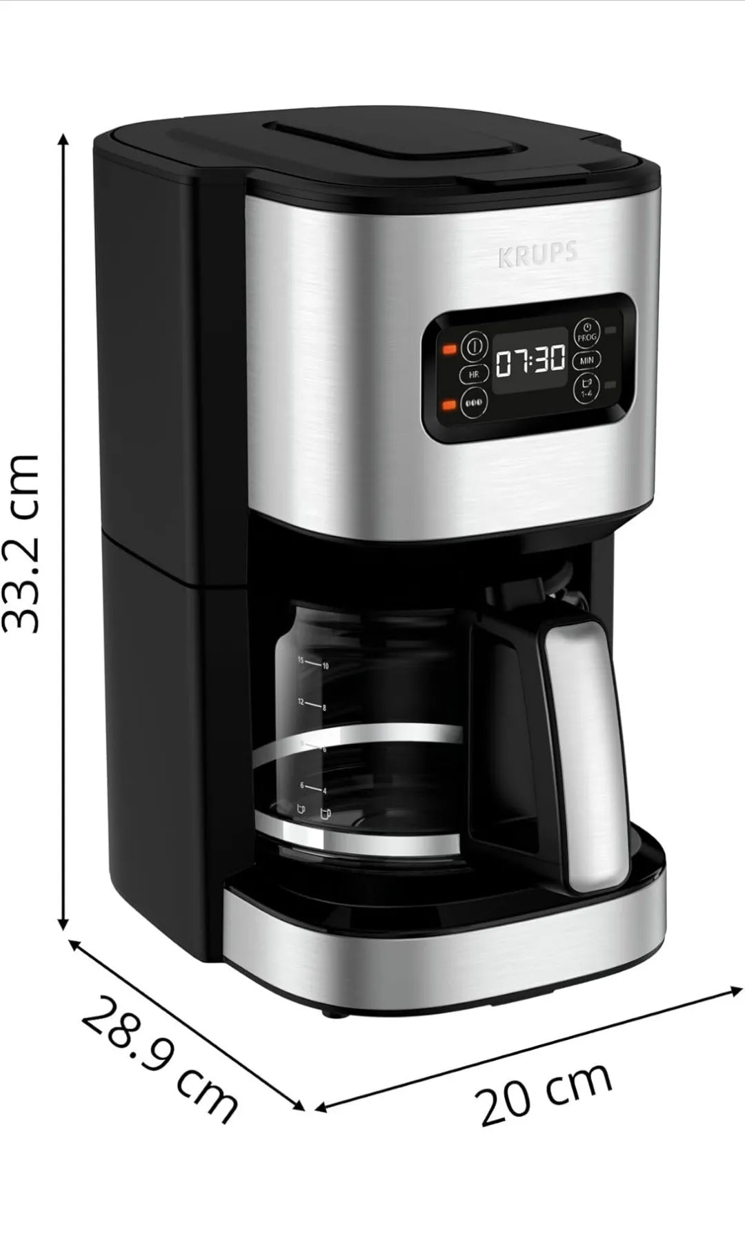 Cafetera de filtro 1,25 L Krups First