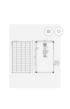 Panel solar monocristalino PERC, células solares de 182 mm
