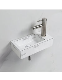 Lavabo de Cerámica Rectangular M41102 Ibergrif