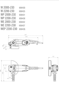 Amoladora angular METABO
