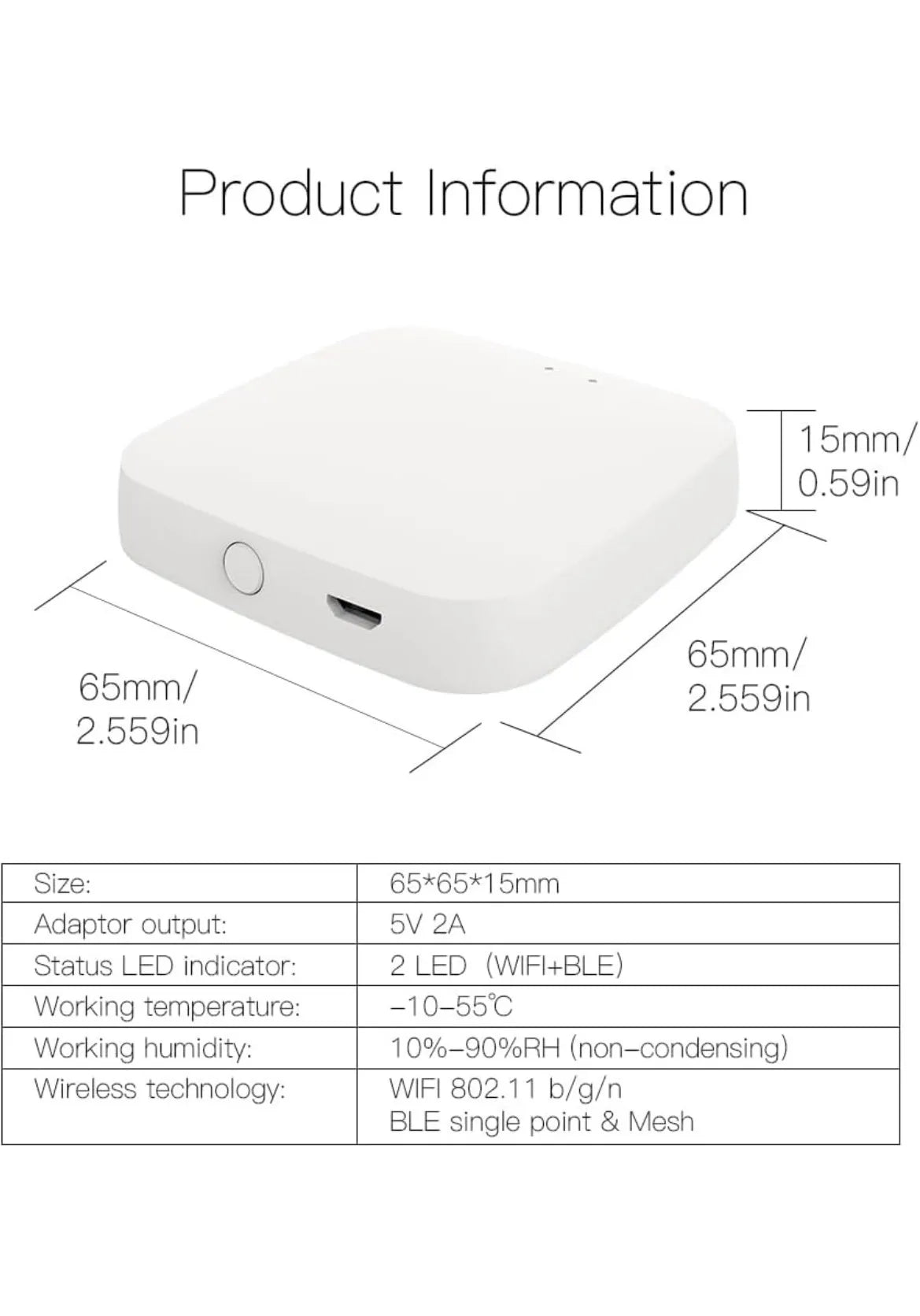 Fingerbot Hub Tuya Bluetooth MOES