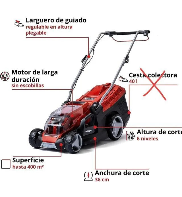 Cortacésped a batería - Einhell