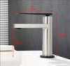 Grifo de Lavabo Latón Metal Gris GRIFEMA