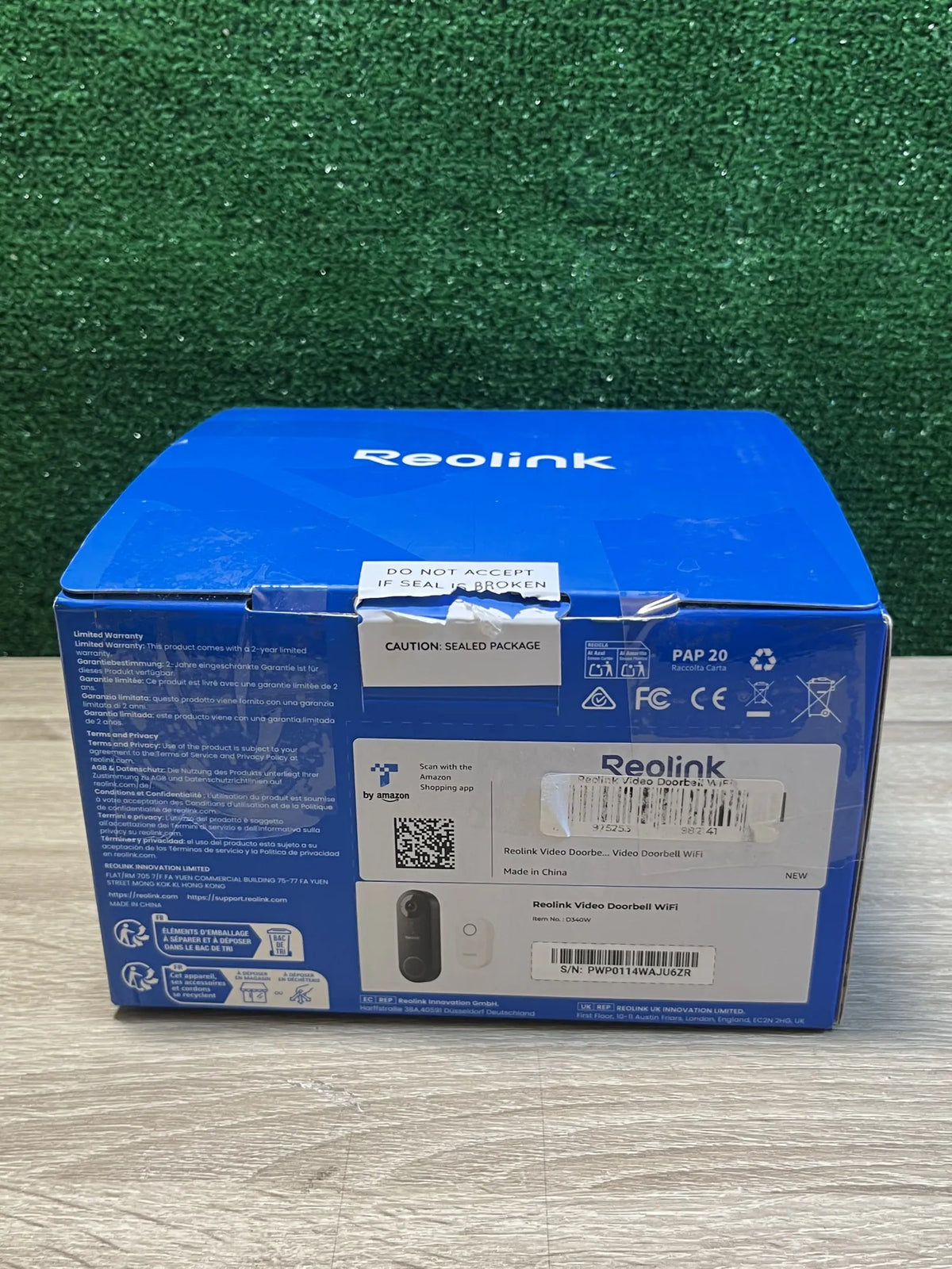 Timbre con Camara Exterior Reolink