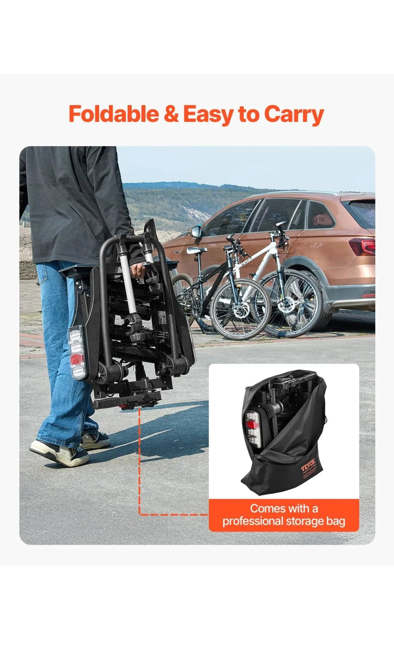 Portabicicletas Compatible con Receptores 5 cm