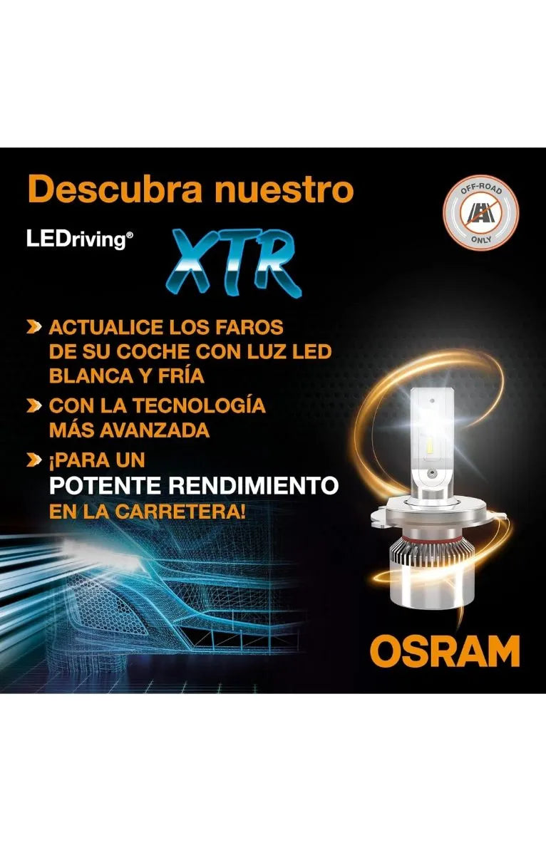 OSRAM LEDriving XTR, H7 lámparas de faro, H7 LED
