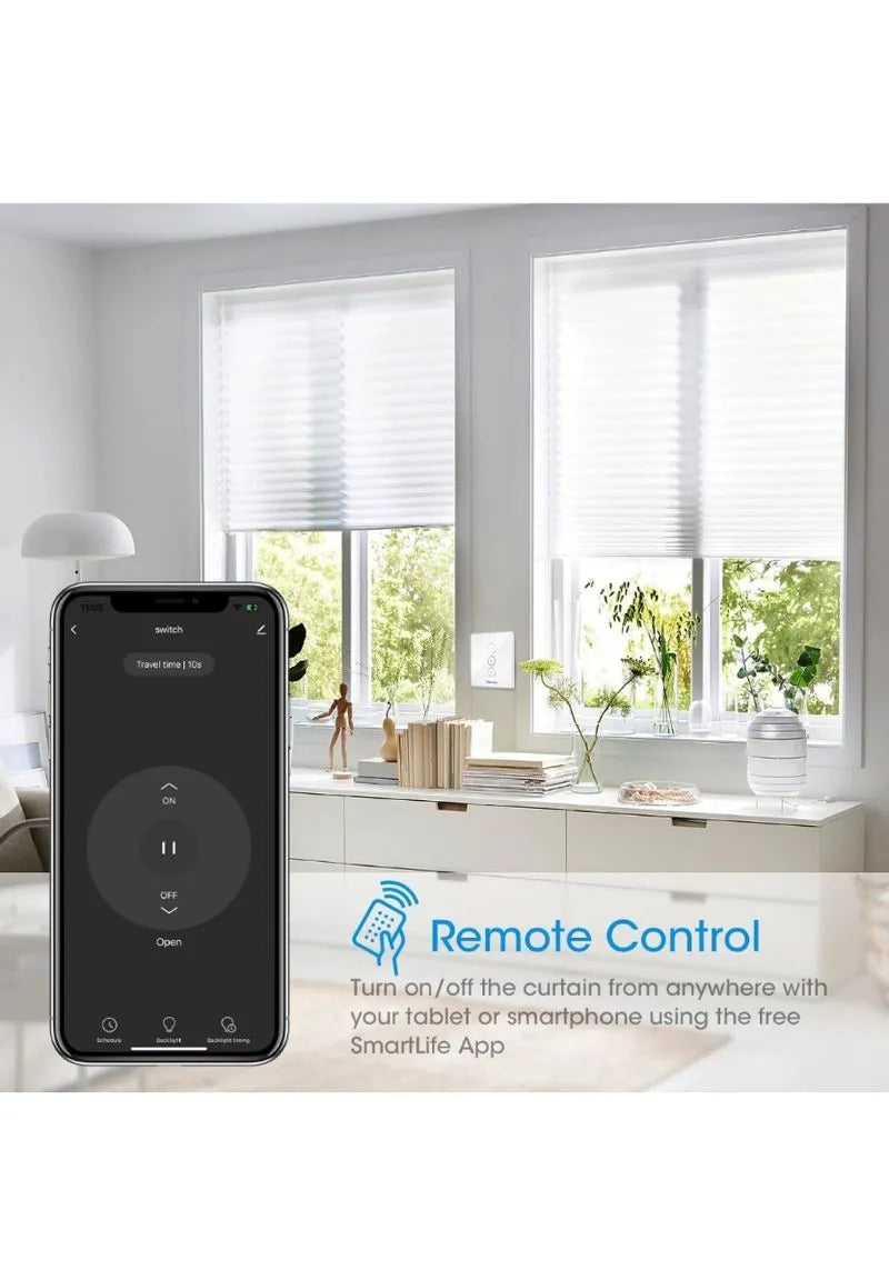 Maxcio Interruptor de Persiana WiFi, Control