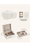 Joyero 2 Capas con Asa SONGMICS