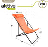 Silla tumbona plegable - Aktive