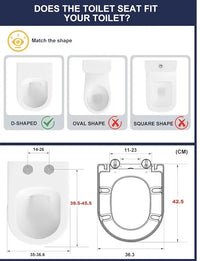 Tapa WC forma D