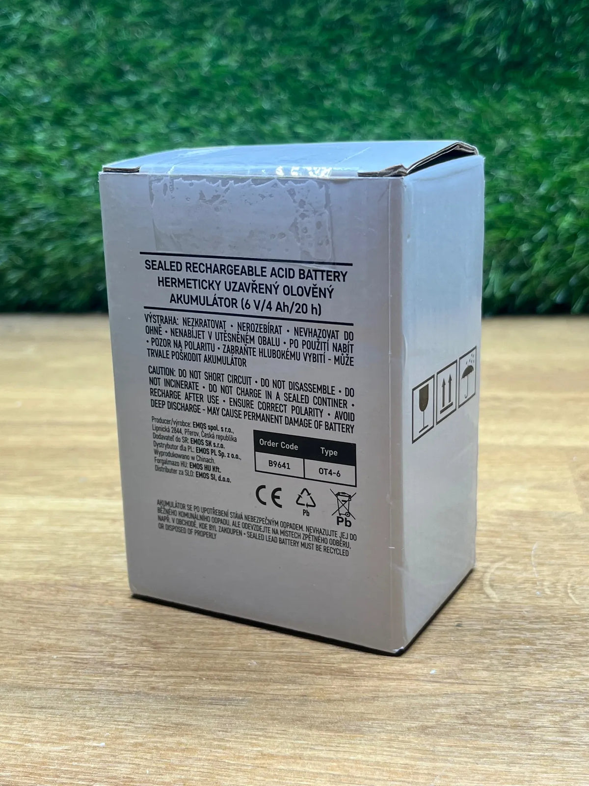 Batería Aroma de 6V 4.5AH