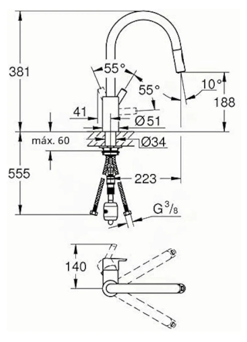 Grifo de cocina - Grohe