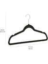 25 Perchas de terciopelo para trajes
