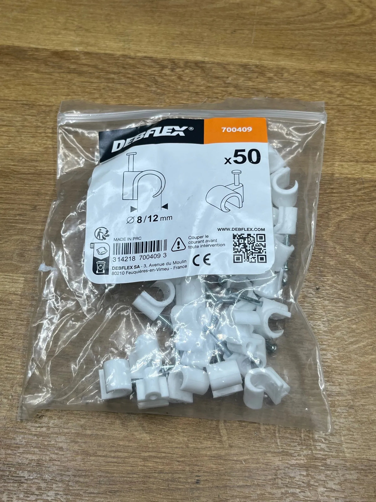 Grapas Para Cable Ø 8 A 12 mm DEBFLEX