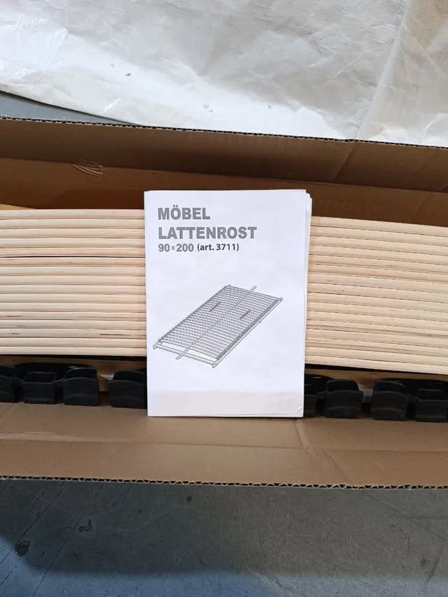 Somier de láminas POLDI estructura de madera90x200