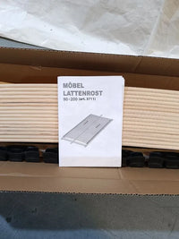 Somier de láminas POLDI estructura de madera90x200
