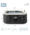 Spa hinchable 4 personas - Intex