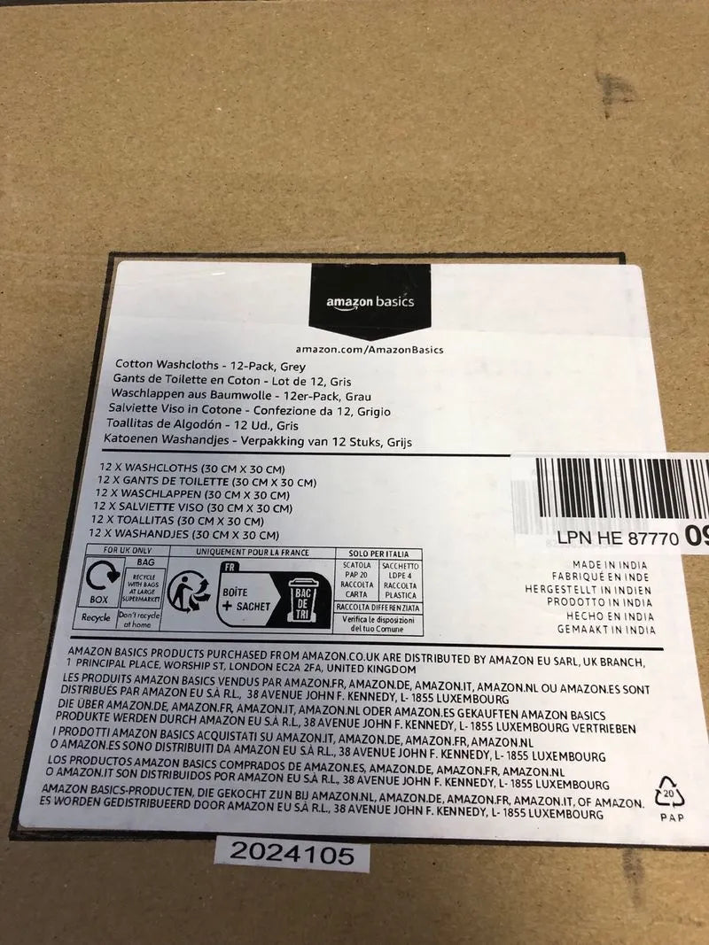 Toallas faciales para baño - Amazon Basics