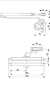Cierrapuertas Brazo Articulado Tesa Assa Abloy