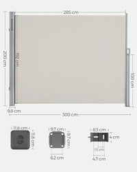 Toldo lateral - SONGMICS