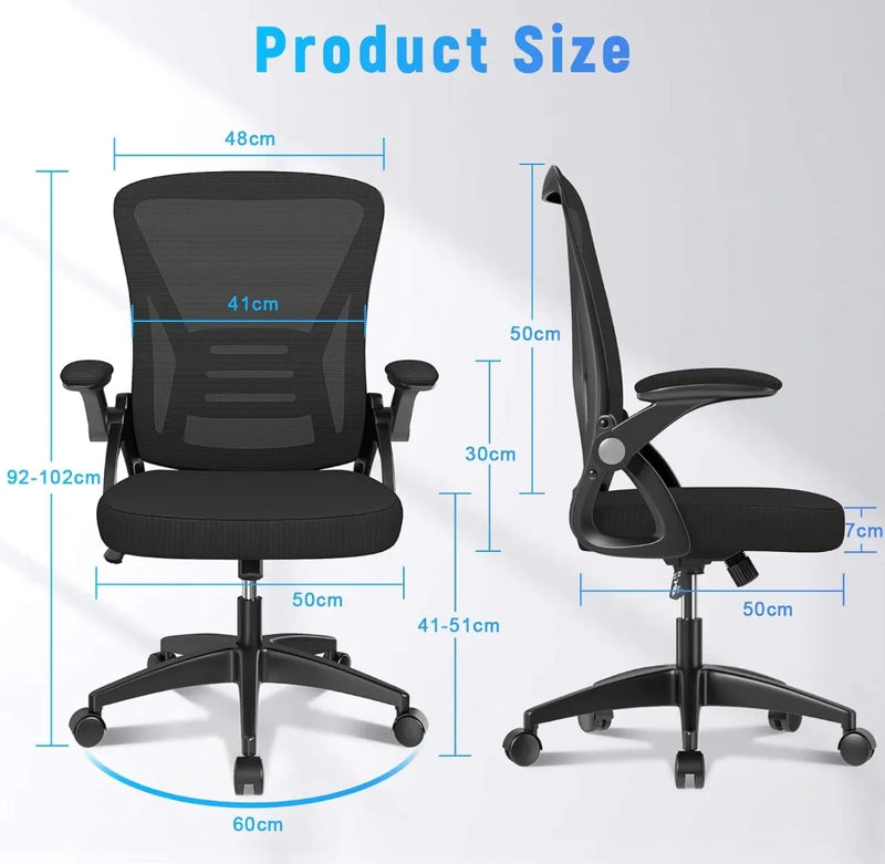 Silla de escritorio ergonómica ajustable - Naspaluro