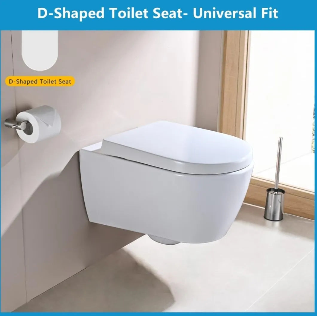 Asiento de inodoro universal con cierre suave - Yeaupe