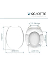 Asiento de inodoro Schütte