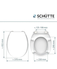 Asiento de inodoro Schütte