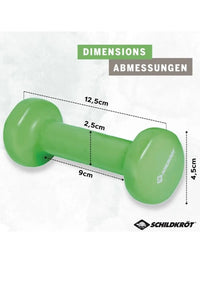 Set de 2 Mancuernas de Vinilo 0,5kg