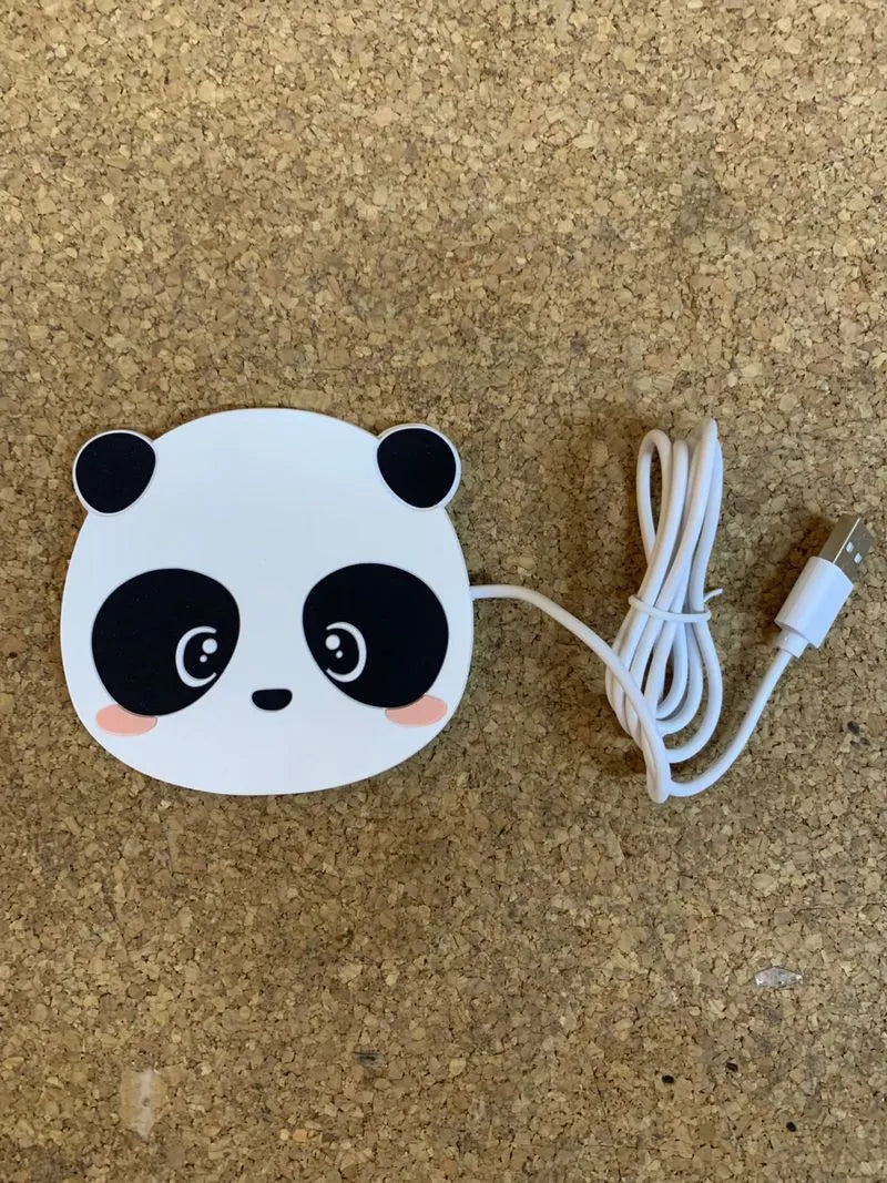 Calentador de tazas, diseño de oso panda