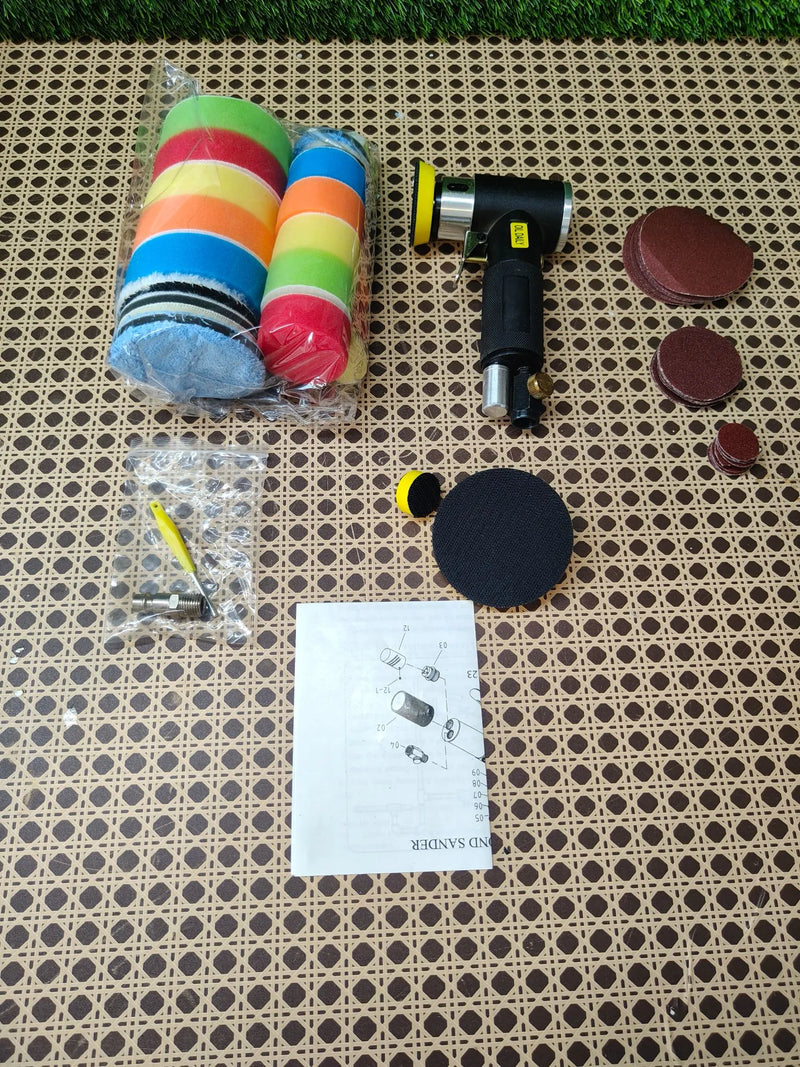 Mini lijadora de aire kit de lijadora