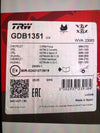 TRW GDB1351 Pastillas Freno Juego 4