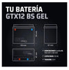 Batería de arranque para motos GTX12-BS GP-PRO