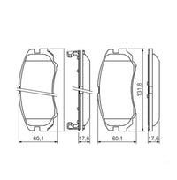 Pastillas de freno HYUNDAI Y KIA Bosch