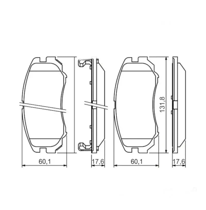 Pastillas de freno HYUNDAI Y KIA Bosch