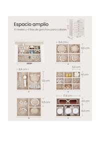 Caja Joyero de 6 Niveles